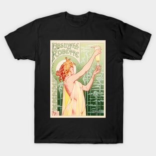 Retro poster - pub - vintage - Absinthe - Alphonse Mucha T-Shirt